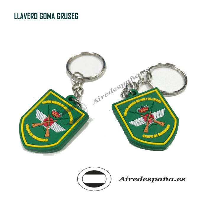 Llavero de Goma 3D por ambas caras GRUSEG