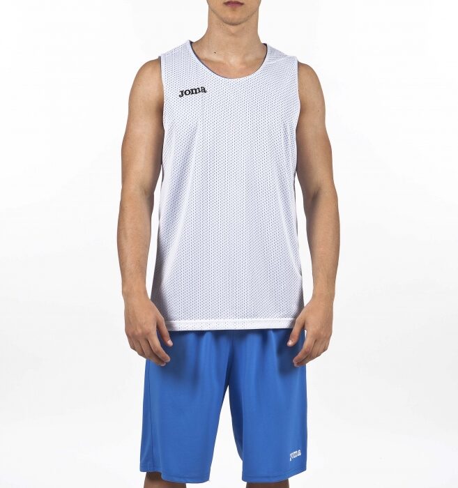 CAMISETA REVERSIBLE ARO ROYAL-BLANCO S/M