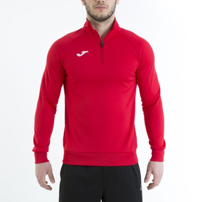 SUDADERA FARAON ROJO MEDIA CREMALLERA
