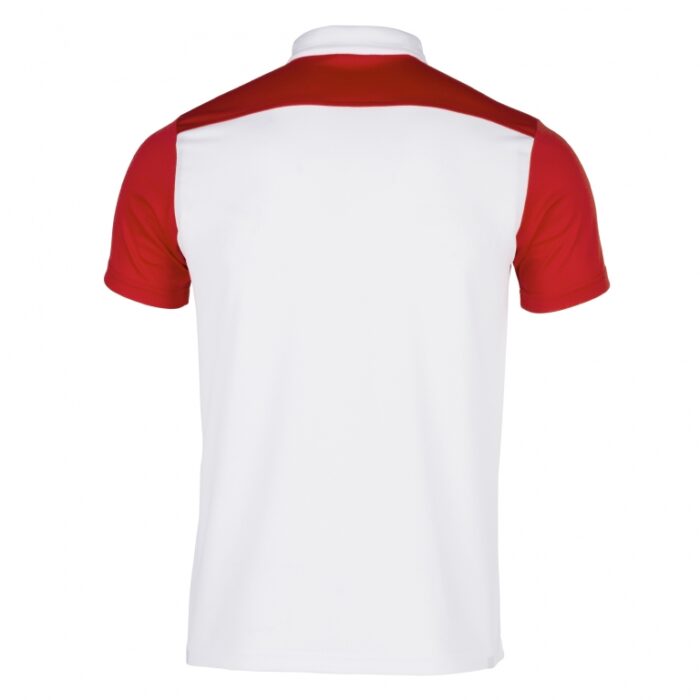 POLO HOBBY II BLANCO-ROJO M/C