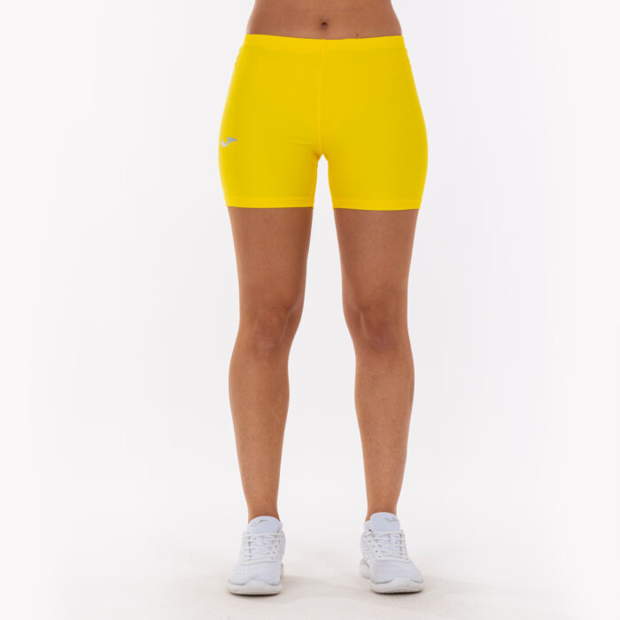 CALENTADOR BERMUDA LYCRA AMARILLO MUJER
