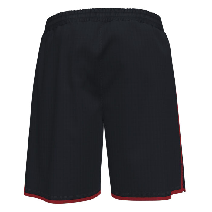 SHORT LIGA NEGRO-ROJO
