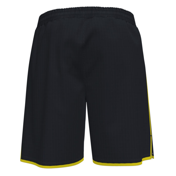 SHORT LIGA NEGRO-AMARILLO
