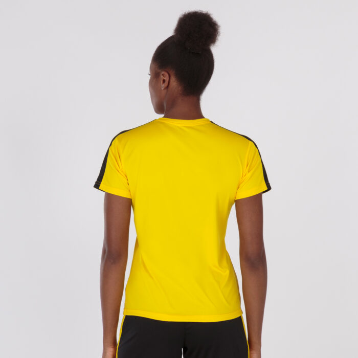 CAMISETA ACADEMY AMARILLO-NEGRO M/C