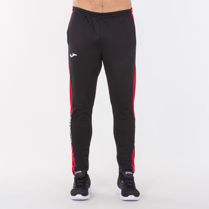PANTALON LARGO CHAMPIONSHIP IV NEGRO-ROJO