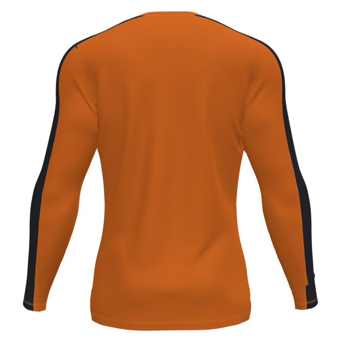 CAMISETA ACADEMY NARANJA-NEGRO M/L