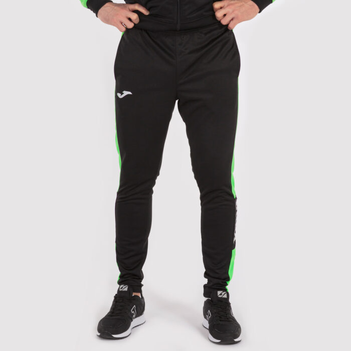 PANTALON LARGO CHAMPIONSHIP IV NEGRO-VERDE F.