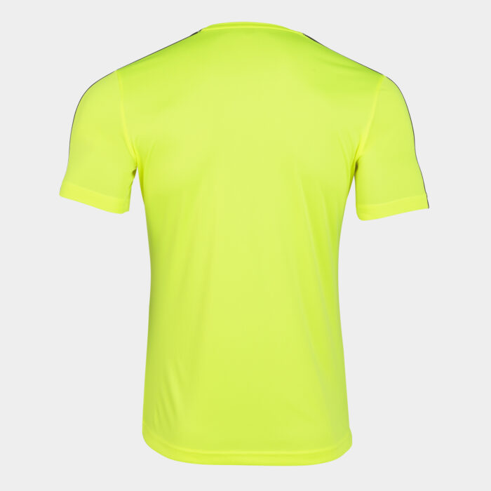 CAMISETA ACADEMY AMARILLO FLUOR-NEGRO M/C