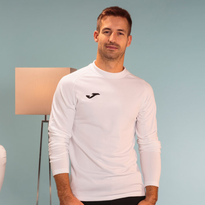 CAMISETA BRAMA FLEECE BLANCO M/L