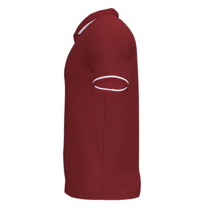 POLO MANGA CORTA CHAMPIONSHIP VI BURDEOS BLANCO