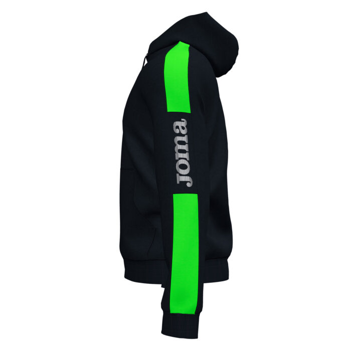 SUDADERA CON CAPUCHA CHAMPIONSHIP IV NEGRO VERDE FLÚOR