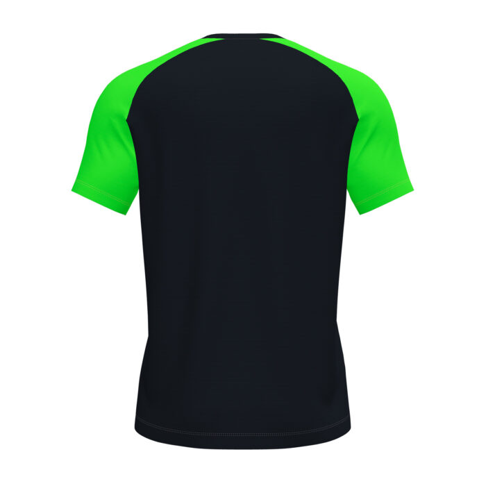 CAMISETA MANGA CORTA ACADEMY IV NEGRO VERDE FLUOR