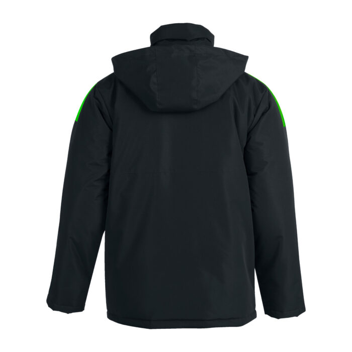 ANORAK TRIVOR NEGRO VERDE FLÚOR