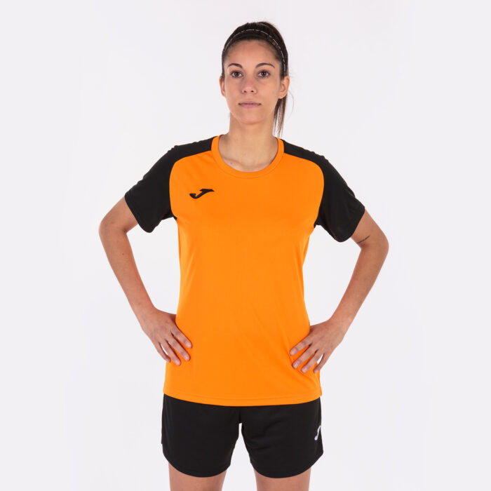 CAMISETA MANGA CORTA ACADEMY IV NARANJA NEGRO