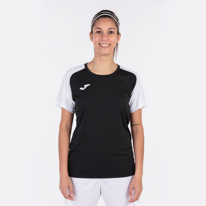 CAMISETA MANGA CORTA ACADEMY IV NEGRO BLANCO