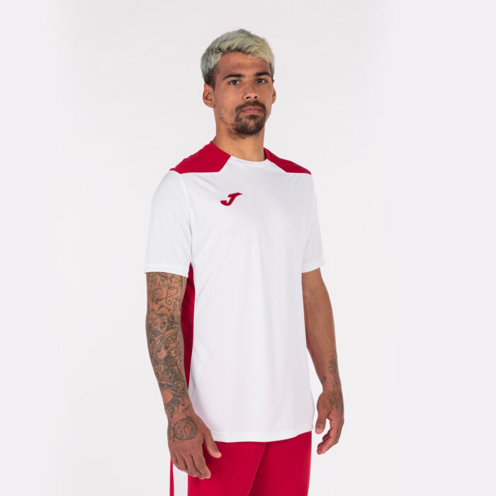 CAMISETA MANGA CORTA CHAMPIONSHIP VI BLANCO ROJO
