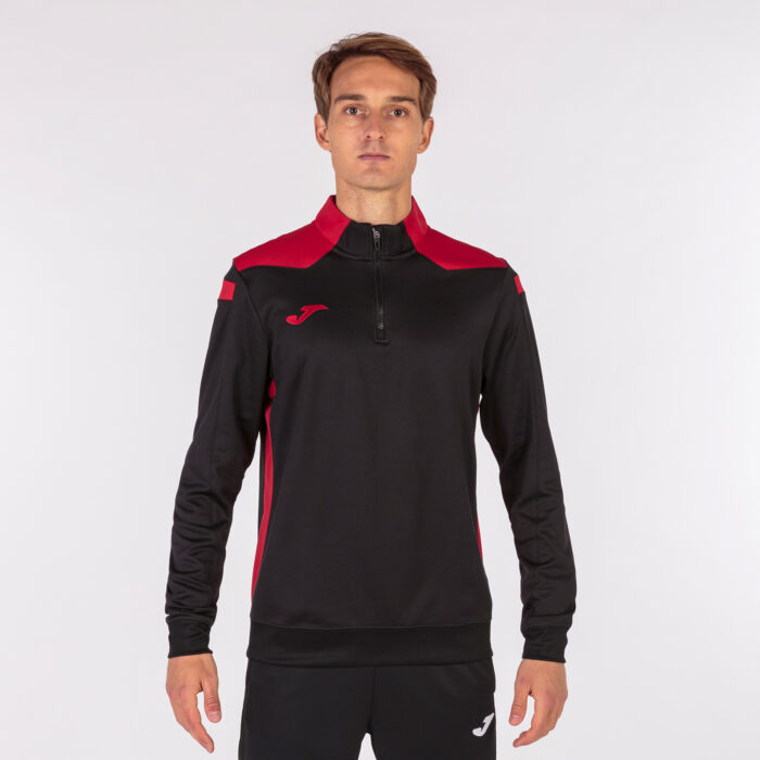 SUDADERA SIN CAPUCHA CHAMPIONSHIP VI NEGRO ROJO
