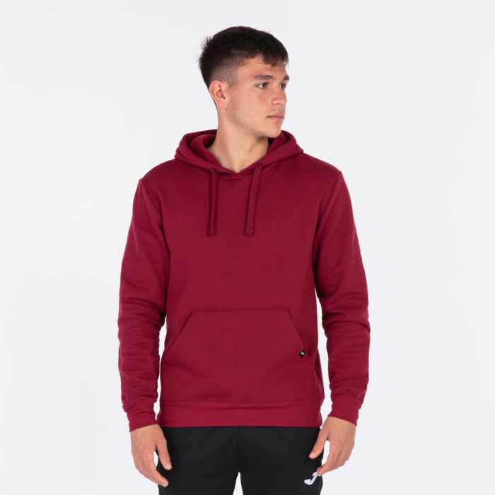 SUDADERA CON CAPUCHA MONTANA BURDEOS
