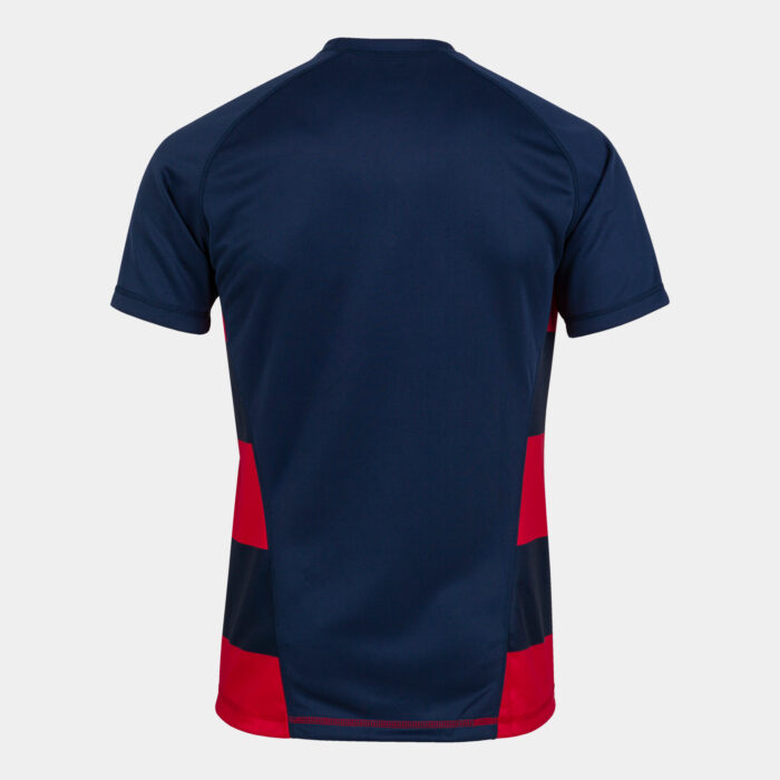 CAMISETA MANGA CORTA PRORUGBY II MARINO ROJO