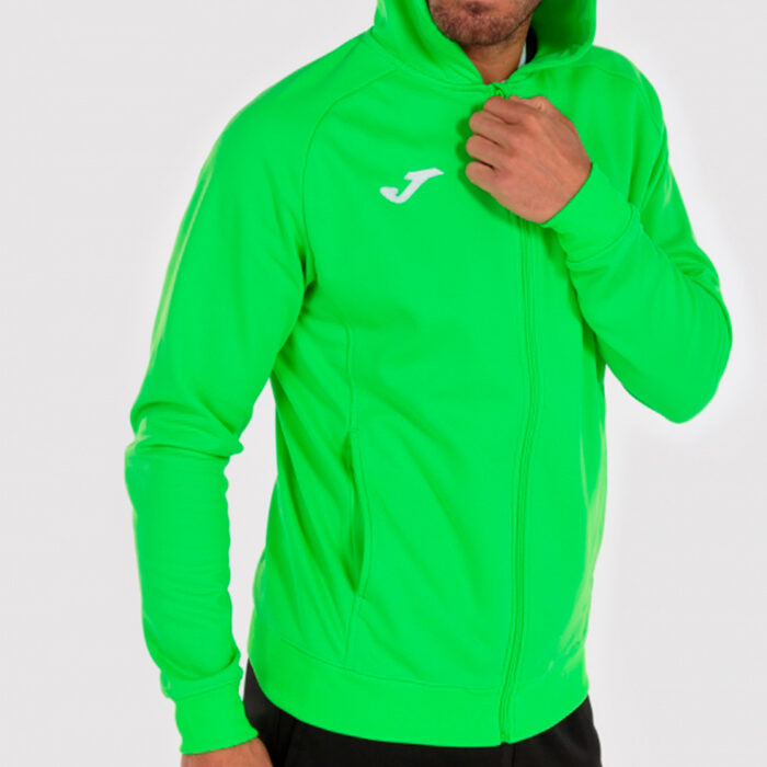 CHAQUETA CAPUCHA MENFIS VERDE FLUOR