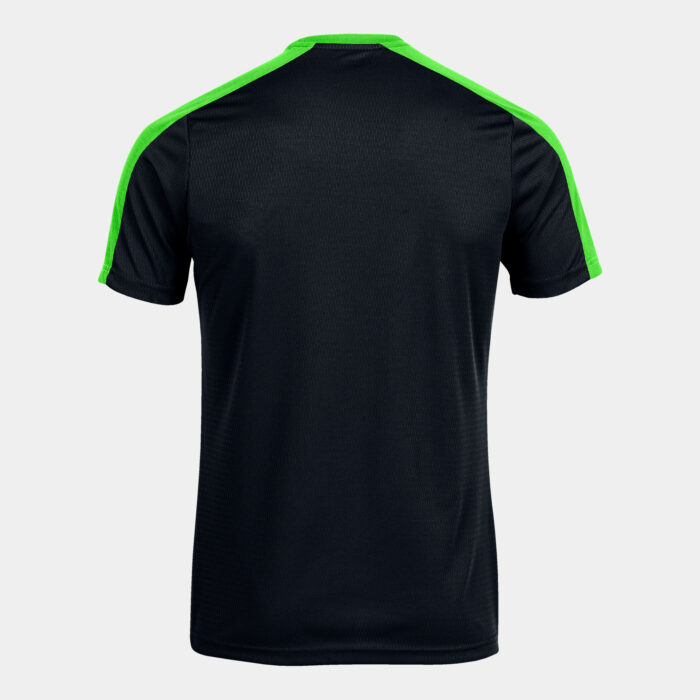 CAMISETA MANGA CORTA ECO CHAMPIONSHIP NEGRO VERDE FLÚOR