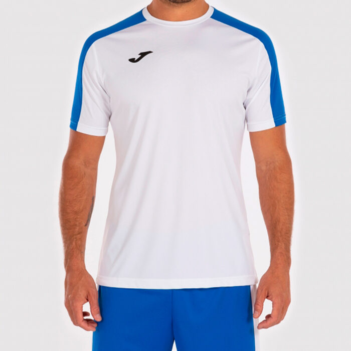CAMISETA ACADEMY BLANCO-ROYAL M/C