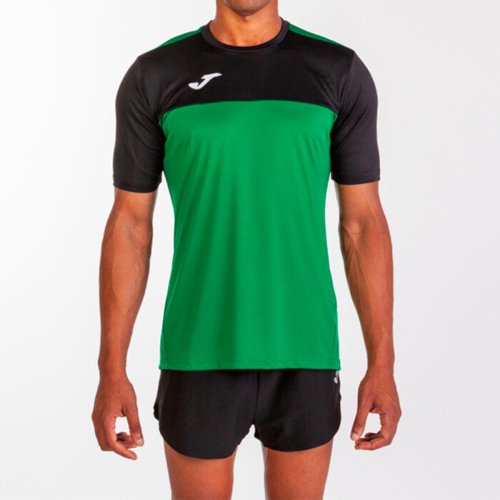 CAMISETA WINNER VERDE-NEGRO M/C