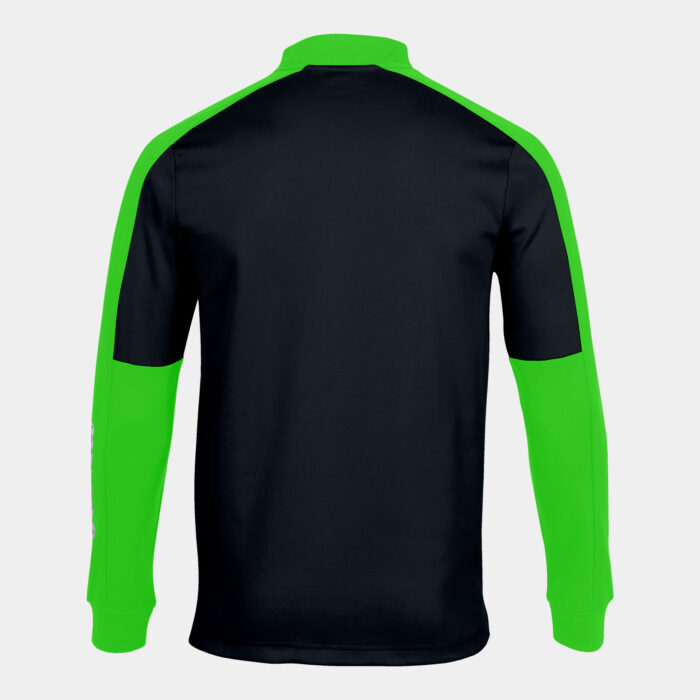 SUDADERA ECO CHAMPIONSHIP NEGRO VERDE FLUOR
