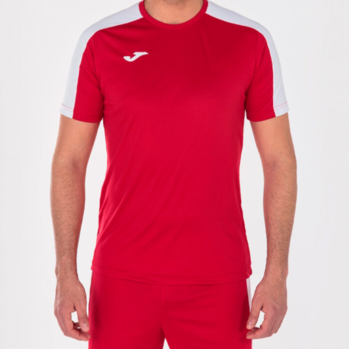 CAMISETA ACADEMY ROJO-BLANCO M/C