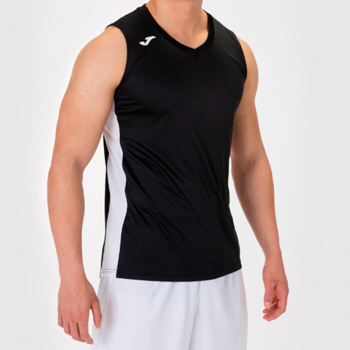 CAMISETA CANCHA III NEGRO-BLANCO S/M