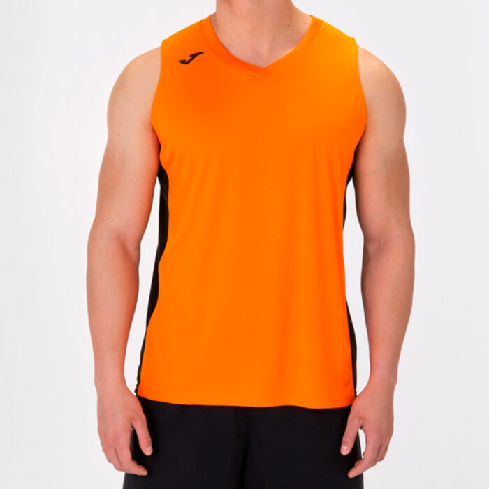 CAMISETA CANCHA III NARANJA-NEGRO S/M