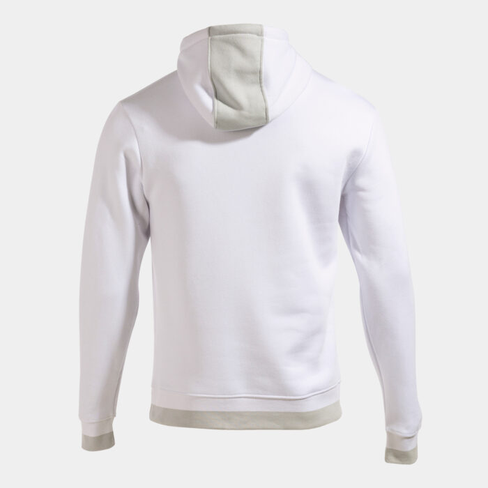 SUDADERA CON CAPUCHA CONFORT II BLANCO GRIS