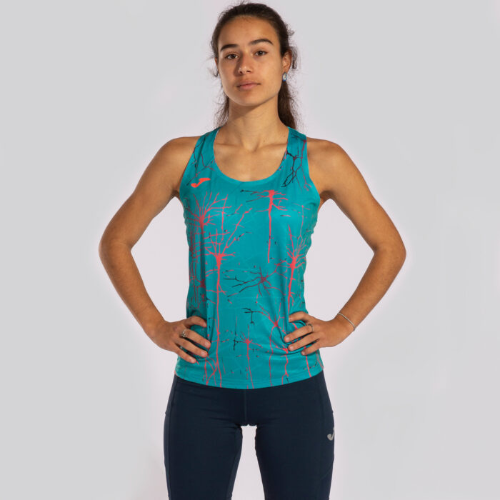 CAMISETA TIRANTES ELITE IX TURQUESA