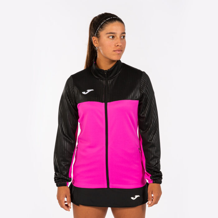 CHAQUETA MONTREAL ROSA FLÚOR NEGRO